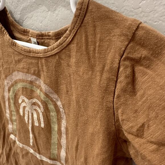 Rylee + Cru Palm Tree Graphic Short Sleeve Shirt - Picture 2 of 6